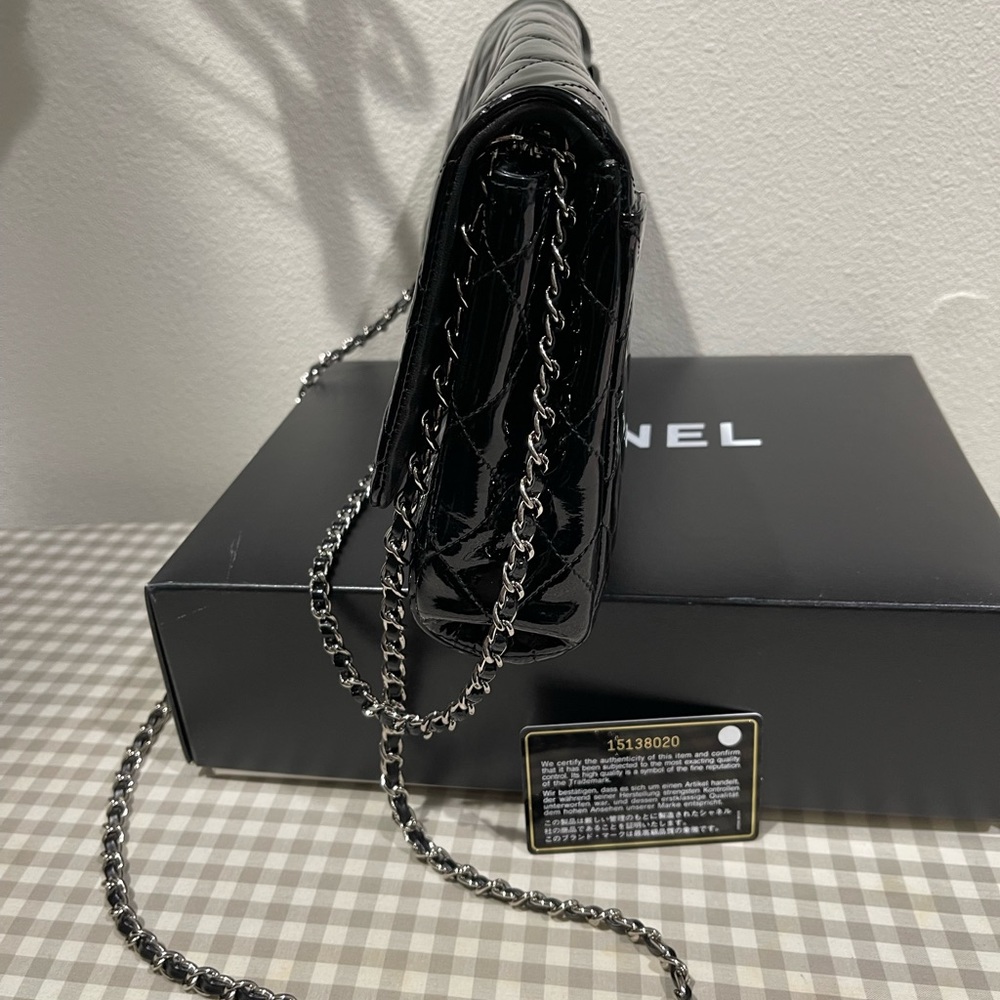 Authentic Chanel Patent Clutch - Picture 6 of 7